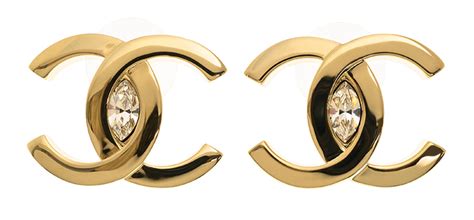 small metal chanel logo|CHANEL 23S GOLD TONE CRYSTAL STRASS METAL CUFF .